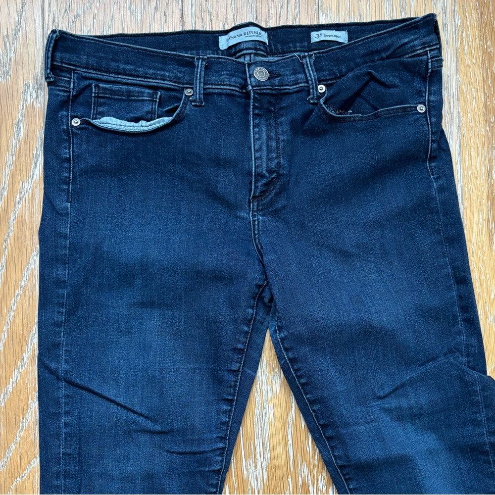 Banana Republic Blue Skinny Ankle Jeans